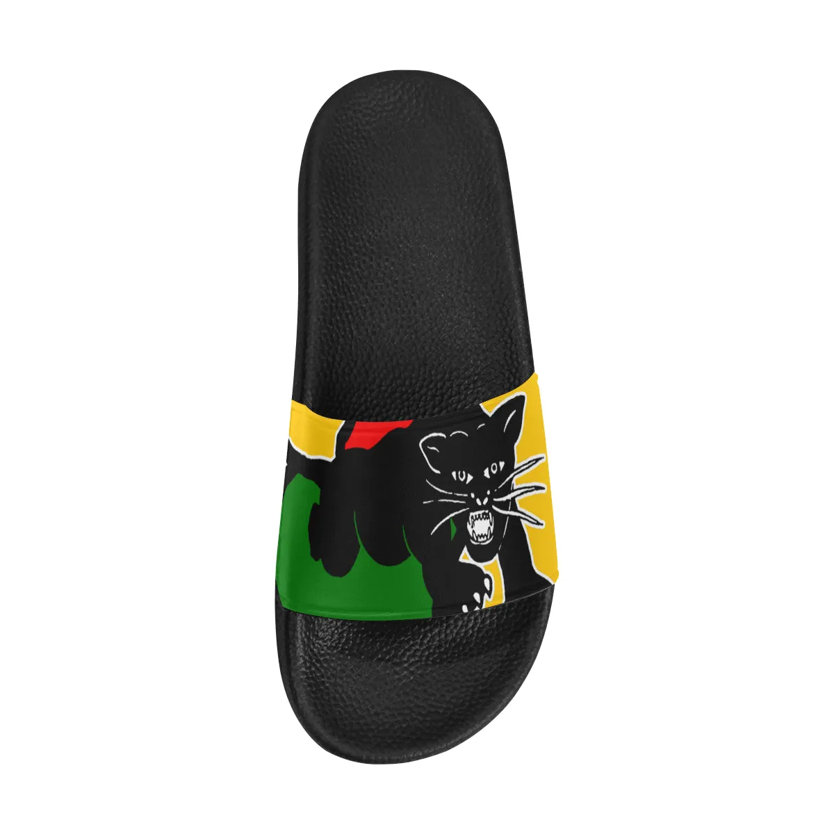 BLACC PANTHER RBG YLW Women's Slide Sandals