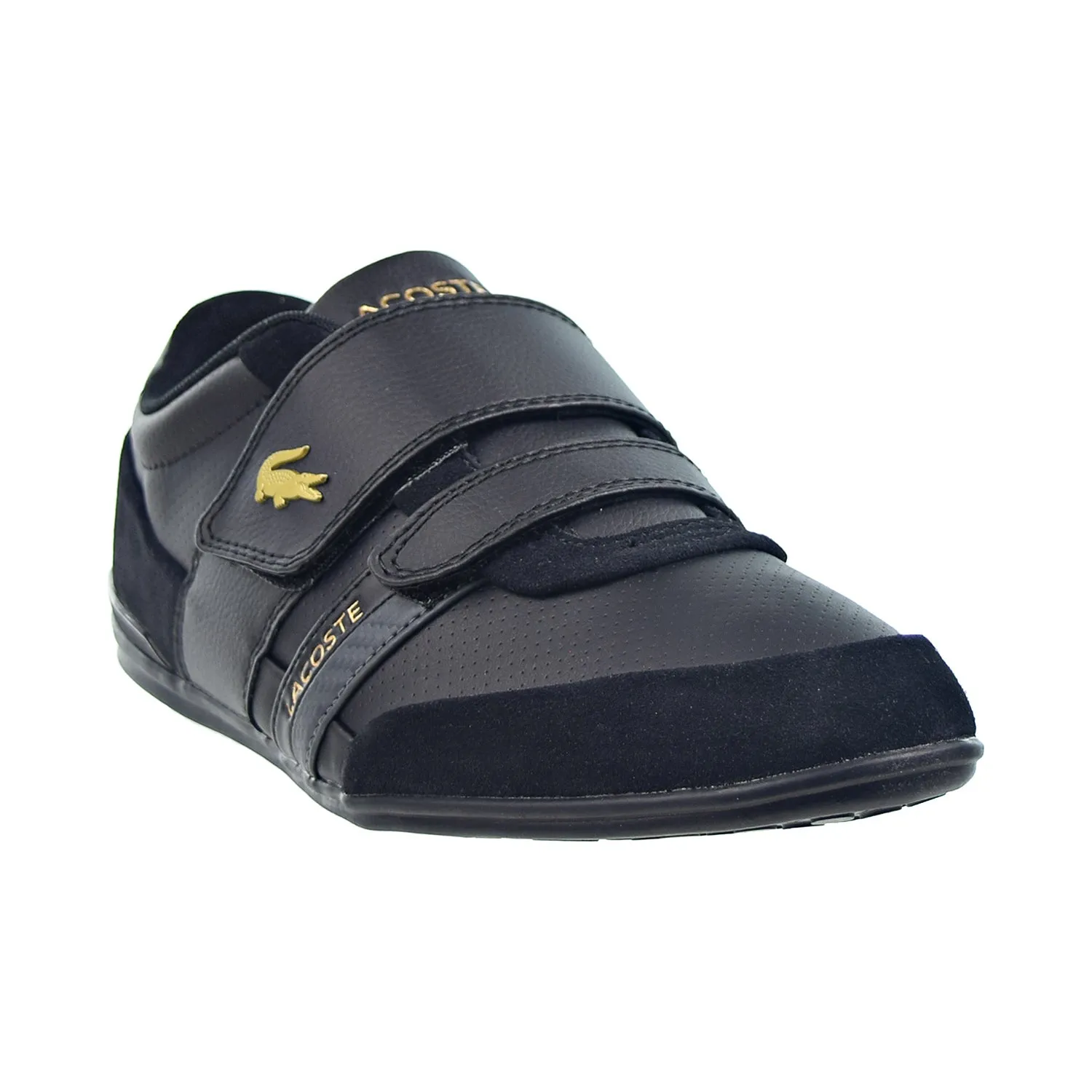 Lacoste Misano Strap Suede Men's Shoes Black-Dark Grey