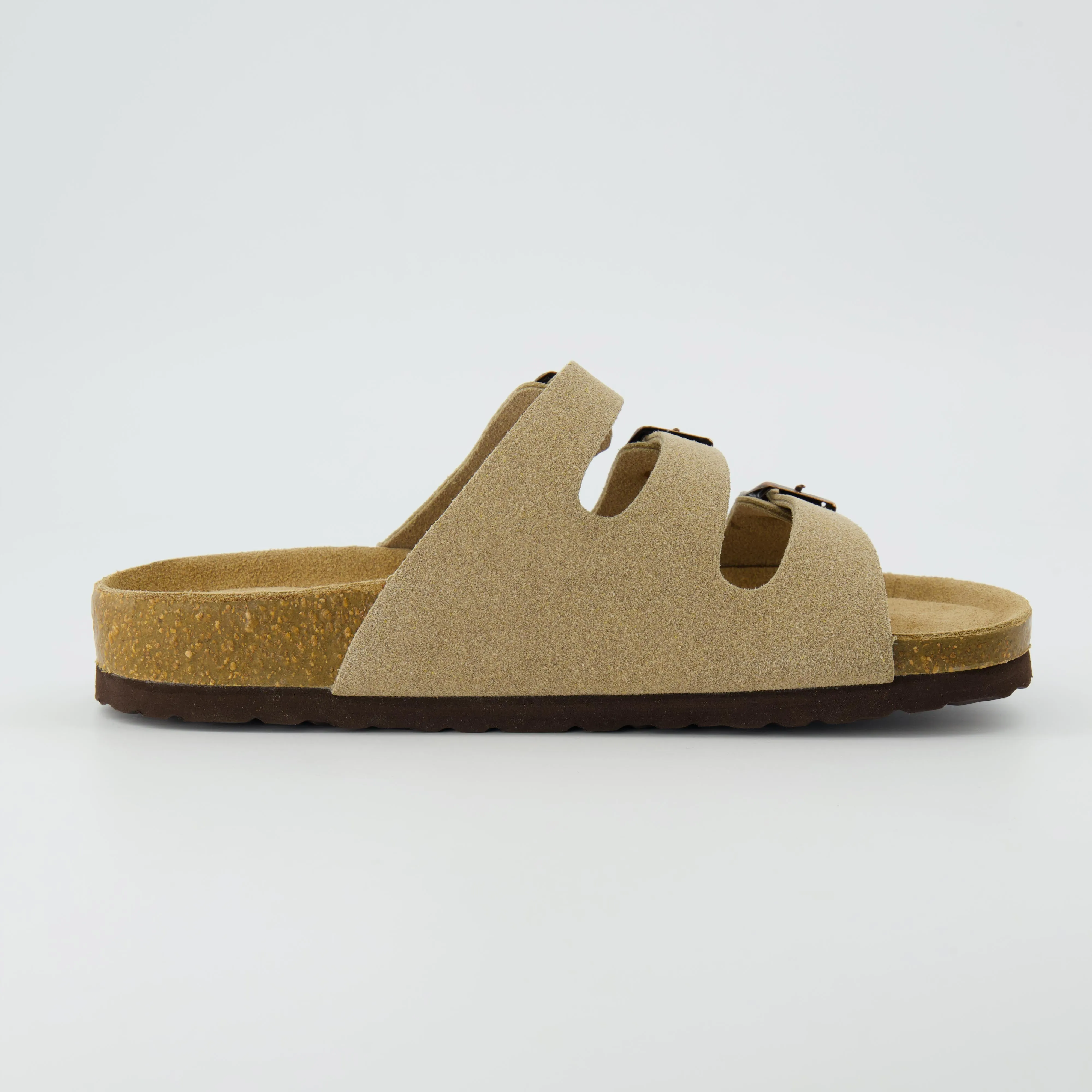 Lela Cork Footbed Sandal Suedes