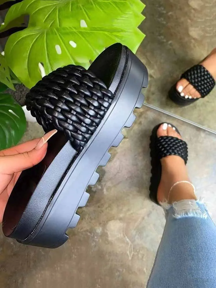 Toleet Braided Platform Sandals
