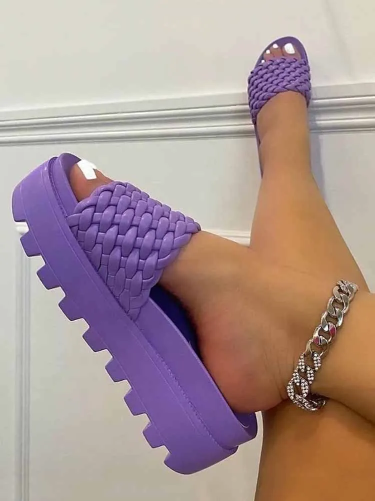 Toleet Braided Platform Sandals