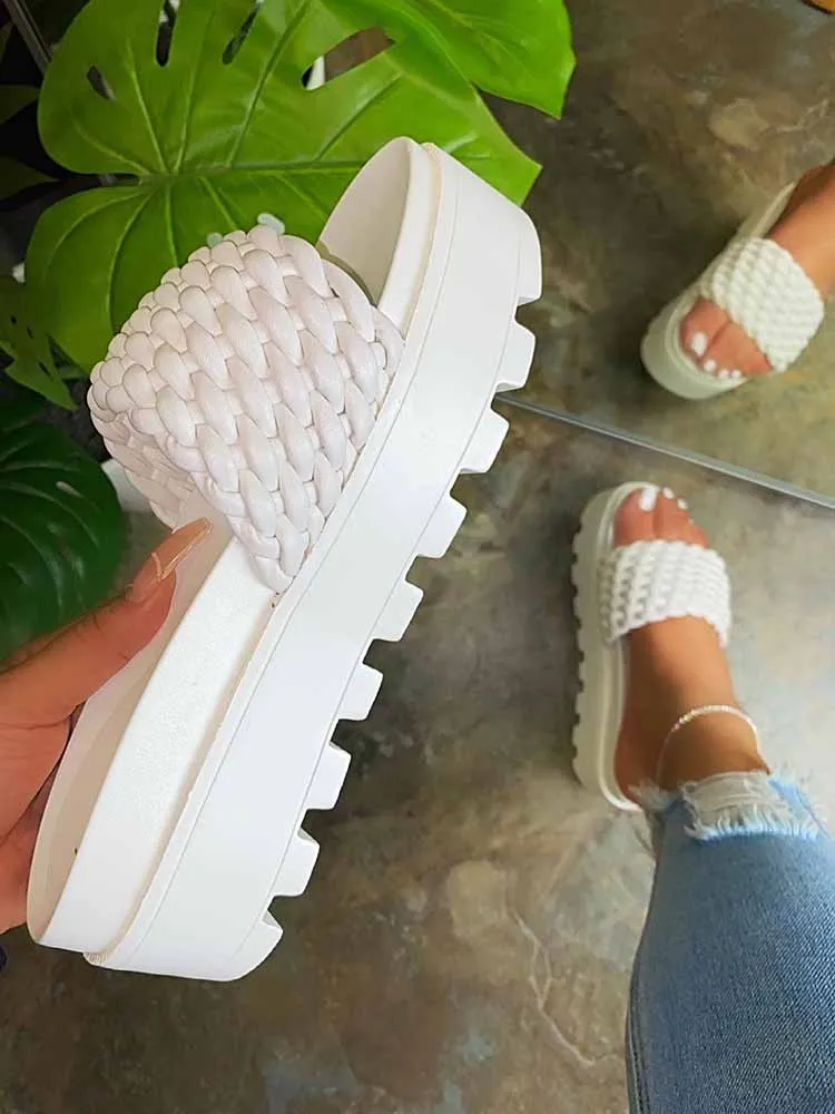 Toleet Braided Platform Sandals