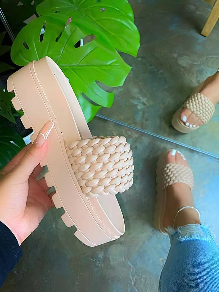 Toleet Braided Platform Sandals