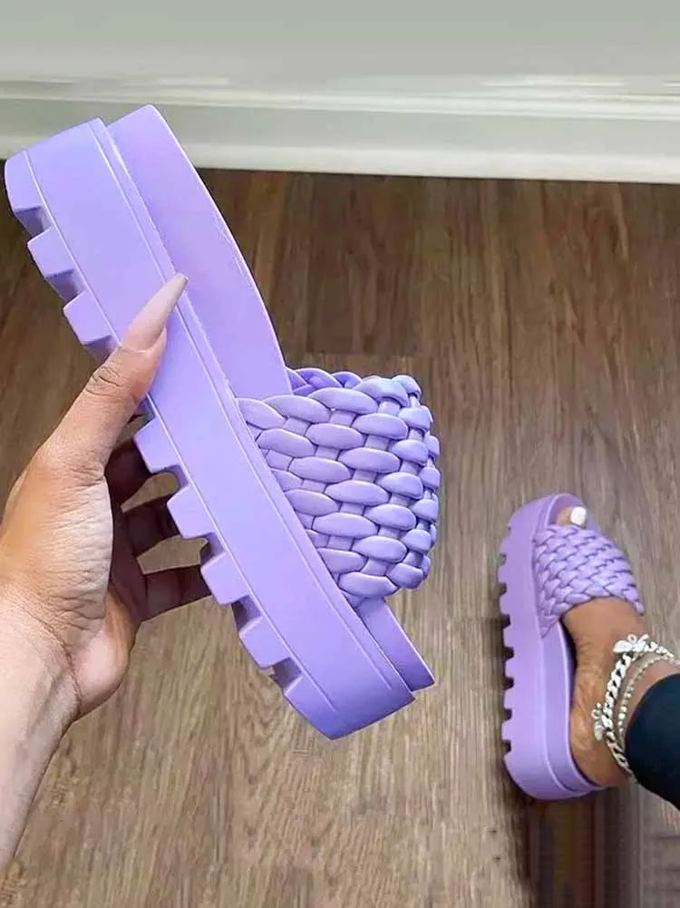 Toleet Braided Platform Sandals